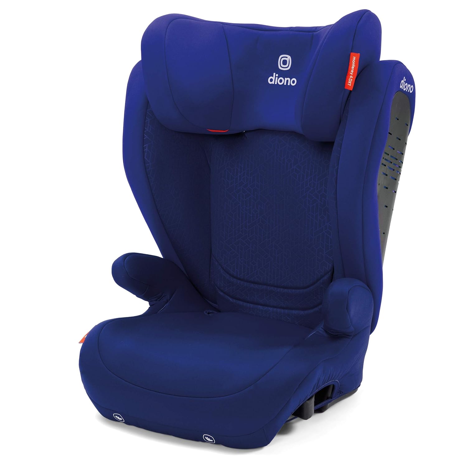 Diono Monterey 4DXT Latch, 2-in-1 High Back Booster Car Seat with Expandable Height, Width, Advanced Side Impact Protection, 8 Years 1 Booster, Plum