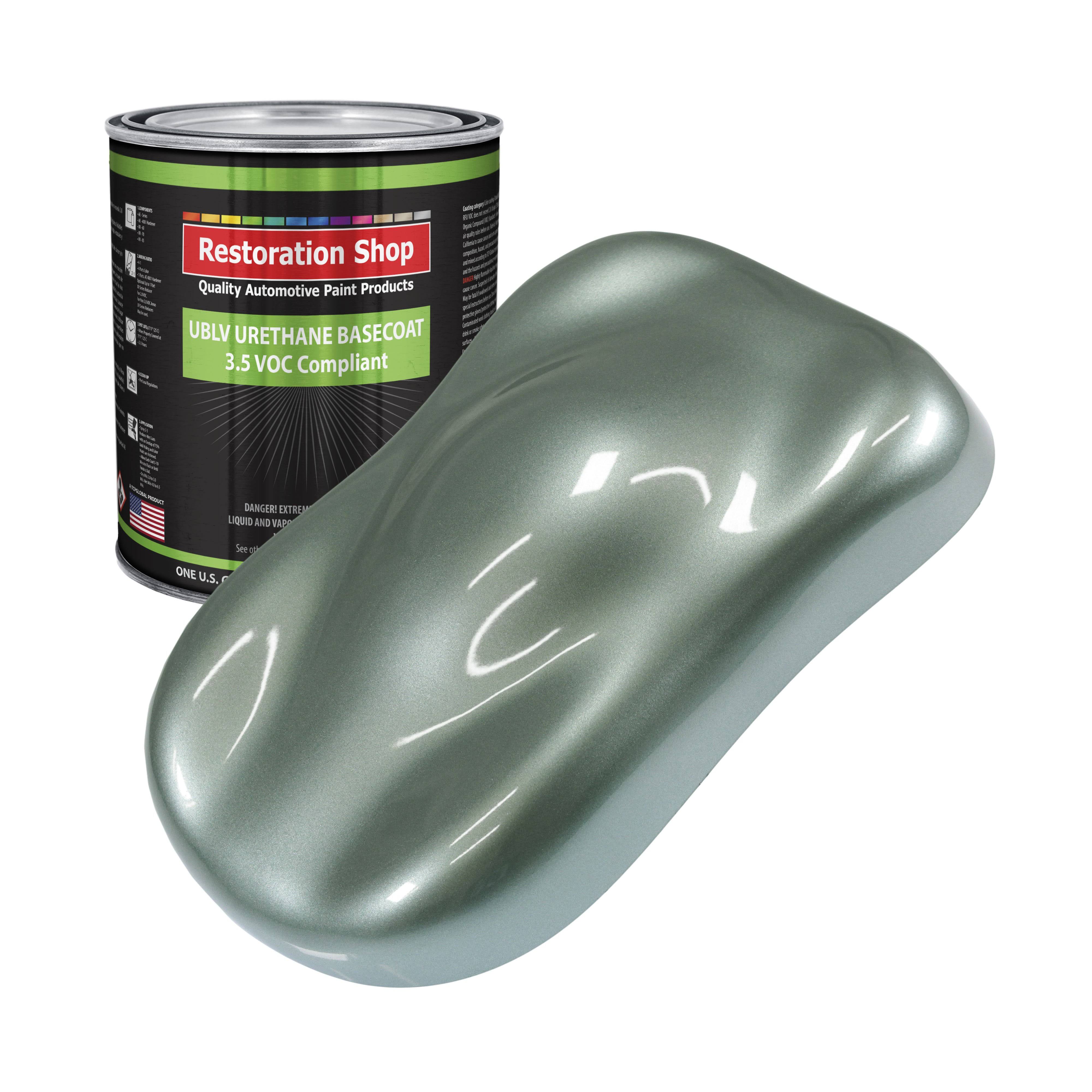 Slate Green Metallic 1 Gallon Low VOC Urethane Basecoat Car Auto Body Paint