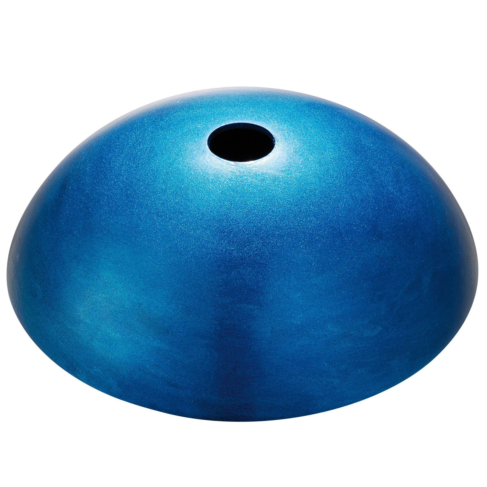 Kraus GV-204 Irruption Blue Glass Vessel Sink, Satin Nickel