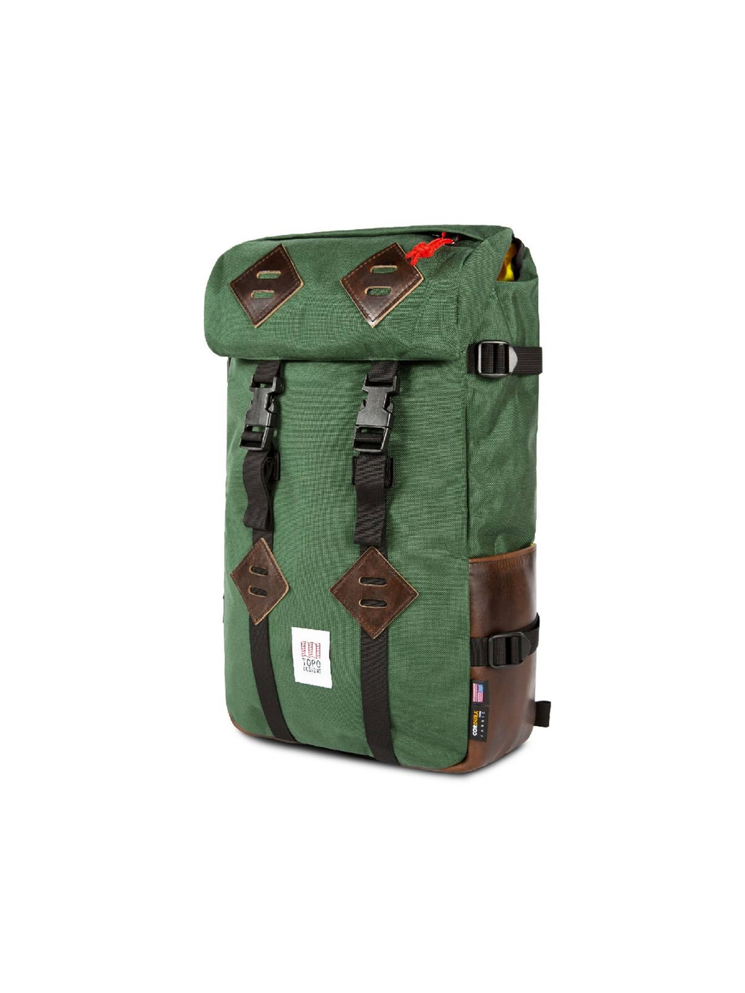 Topo Designs Klettersack - Forest/Brown Leather