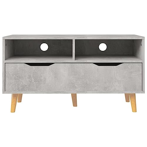 TV Stand, Center Console Storage Cabinet Small Console Table Low Tv Stand Suitable for Office Small Spaces Bedroom Living Room High Gloss White 35.4"x15.7"x19.1" Engineered Wood