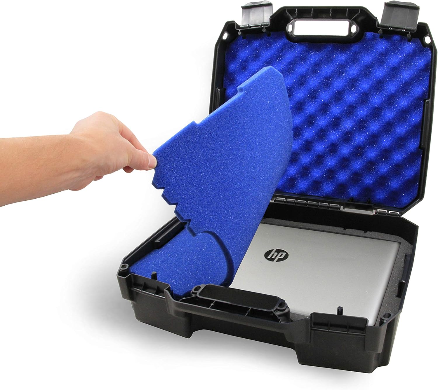 CASEMATIX Laptop Hard Case for 15.6 Laptops - Hard Laptop Case Compatible with HP Elite Dragonfly, Pavillion Laptops, Envy 360 X360, Stream 14 and More with Accessories - Customizable Case Only