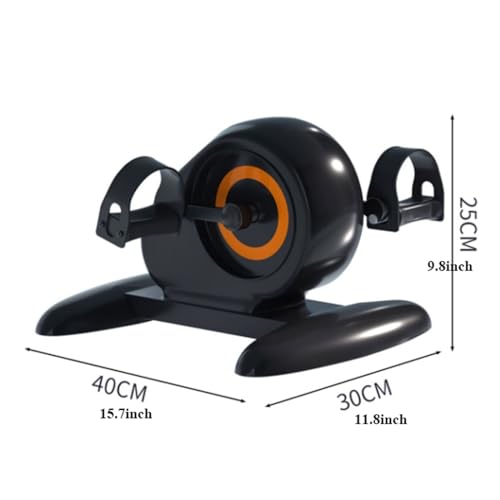 Exercise Bike Under Desk Bike Pedal Exerciser with Electronic Display for Legs and Arms Workout , Fully Assembled Electric Exercise Pedaler Rehabilitation Training Equipment for the Elderly Under Desk