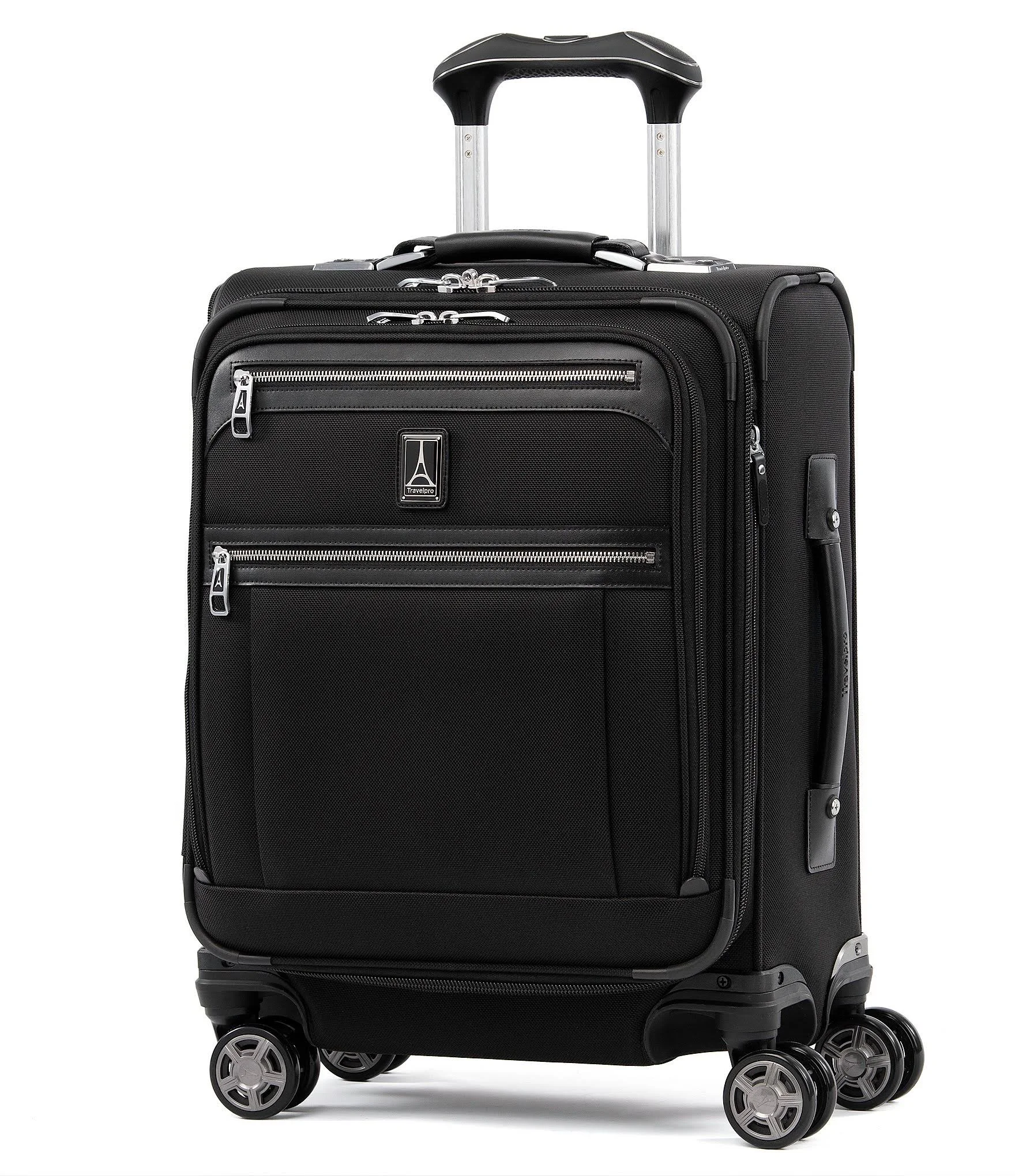 Travelpro Platinum Elite International Expandable Carry on Spinner - Shadow Black
