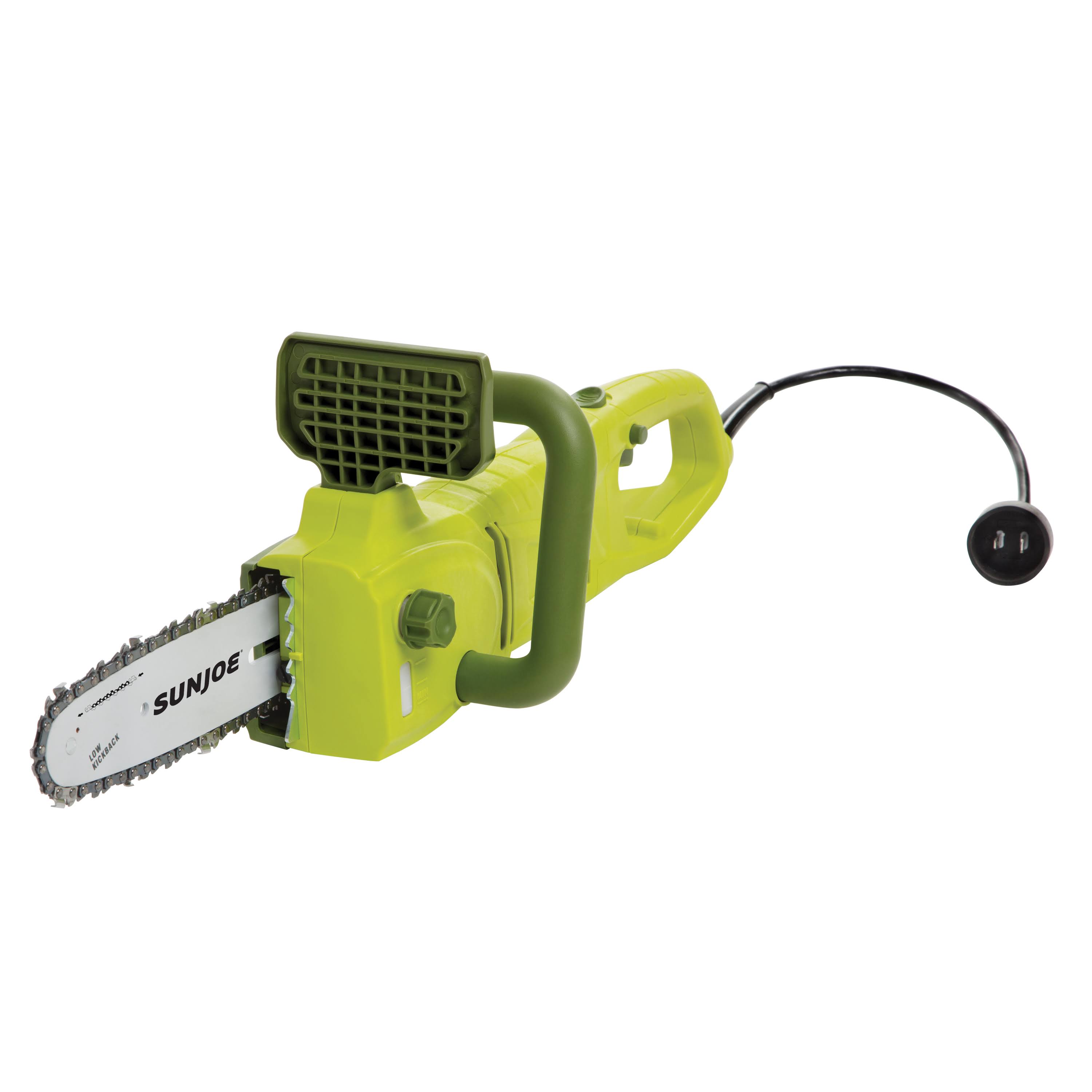 Sun Joe 8-Inch 8.0 Amp 2-in-1 Convertible Pole Chain Saw, Green, Swj806e