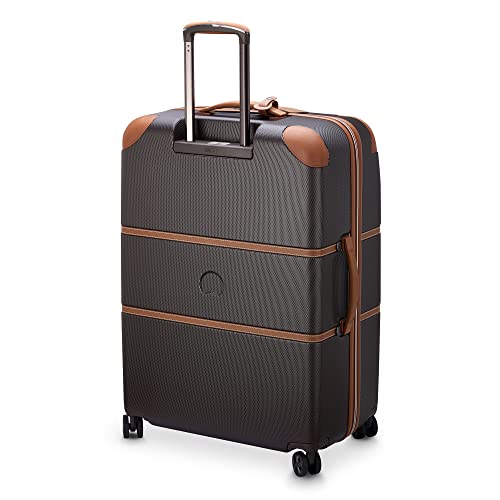 DELSEY PARIS Chatelet Air 2.0 Hardside Luggage with Spinner Wheels, Angora, Checked-Large 28 Inch
