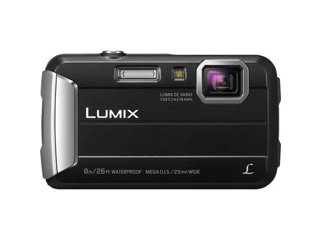 Panasonic Lumix DMC-TS30 Active Tough Black Digital Camera 32GB Bundle