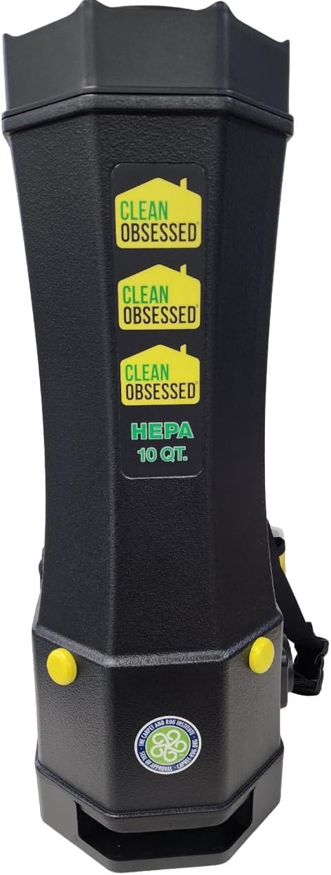 Clean Obsessed 10 Quart HEPA Backpack Vacuum CO1024