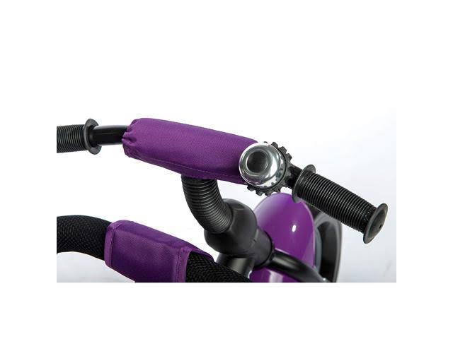 Evezo Kailin 4-in-1 Stroller Trike with Full Canopy (Purple)