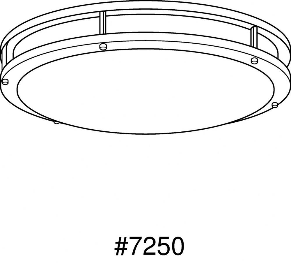 Progress Lighting P7250-0930K9 LED CtC Comm Flush Mount Light, Brushed Nickel