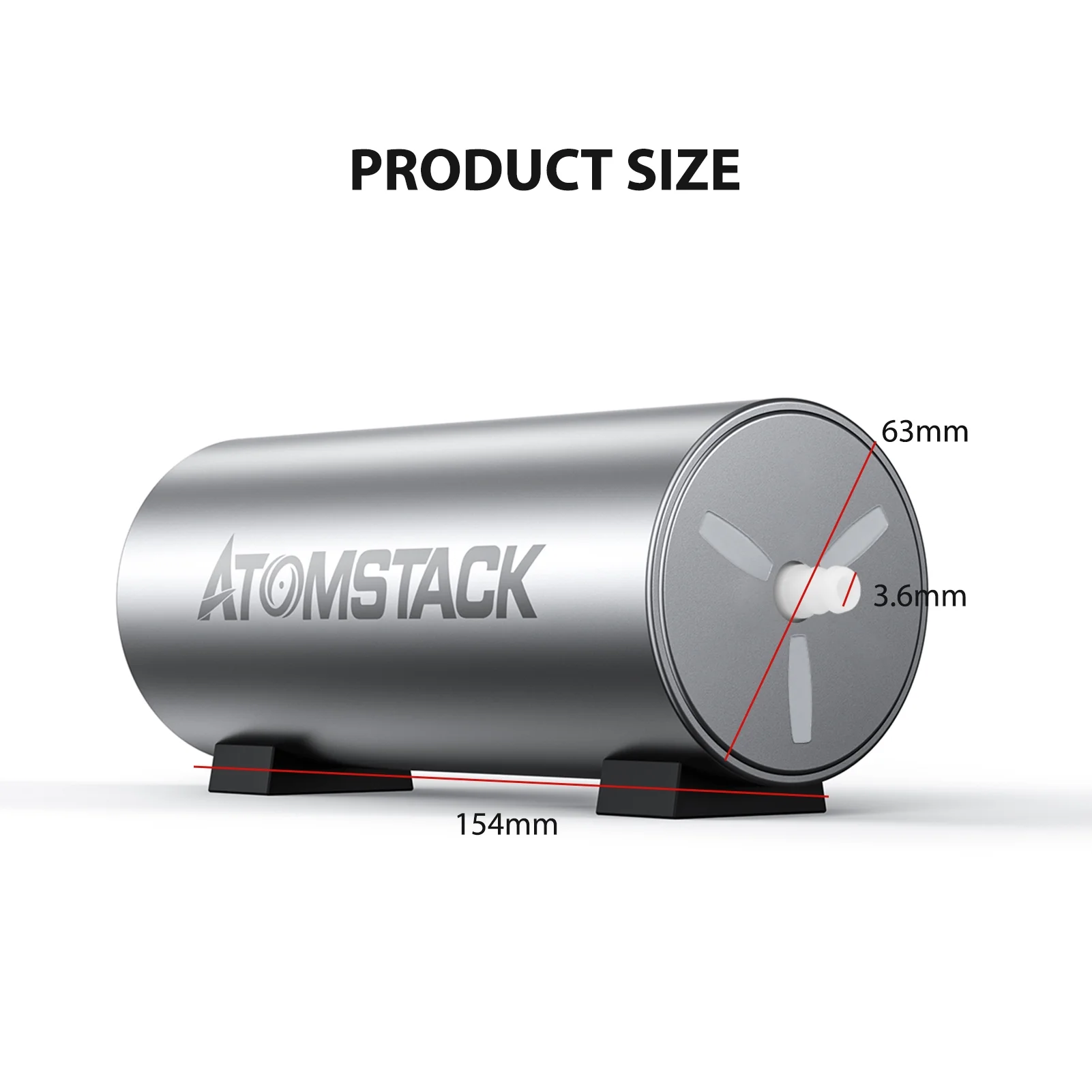 ATOMSTACK Air Airflow Assist Kit Air Assist System for La/ser Engraver Engraving Machine (US)