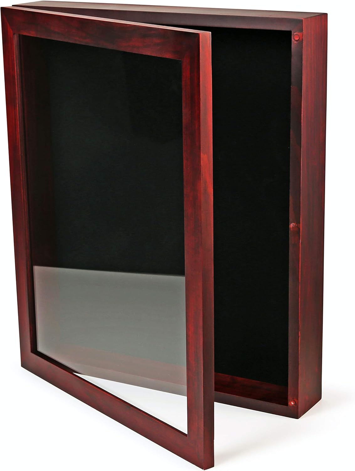 Forever Frames 14x17 Large Shadow Box Frame, Deep Shadow Box Display Case, Black Shadow Box, Shadowbox Picture Frame, Graduation Cap Shadow Box, Military Shadow Box Wood, Wedding Shadow Box Frame