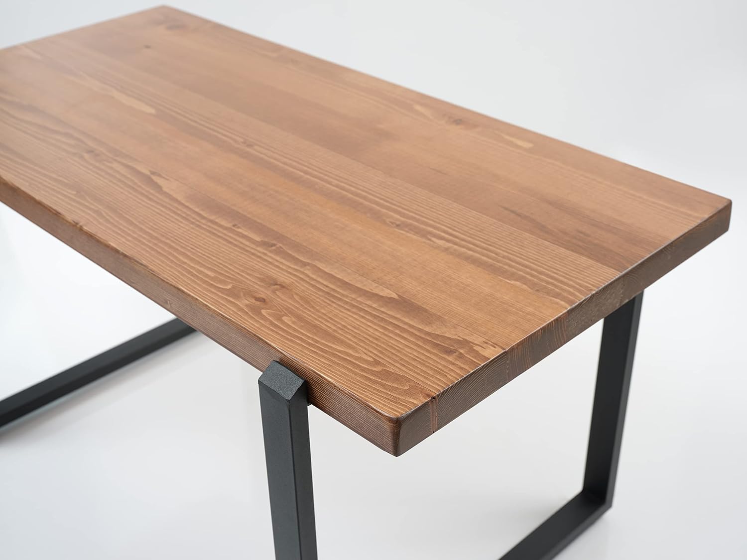 Furnish Home Store Paris 39'' Live Edge Solid Wood Rustic Coffee Cokctail Table for Living Rooms