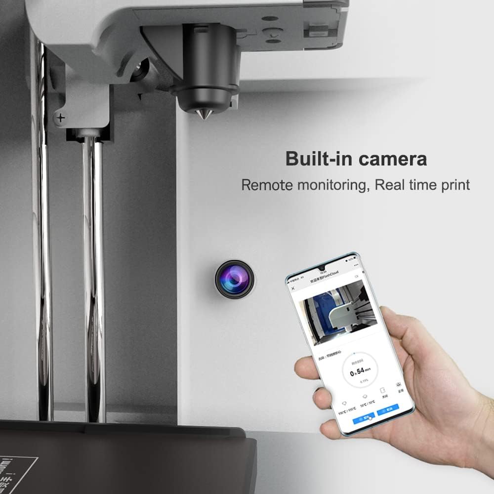 FlashForge Adventurer 3 3D Printer Leveling-Free with Quick Removable Nozzle and Heating Bed, Built-in HD Camera, Wi-Fi Cloud Printing