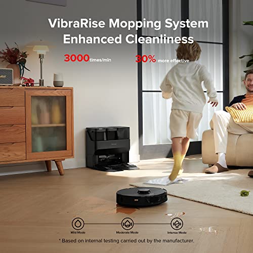 roborock S7 MaxV Robot Vacuum Series, Sonic Mop, 5100Pa Suction, 3D Structured Light Obstacle Avoidance, Auto Lifting Mop, Ultrasonic Carpet Detection, Compatible with Alexa (Renewed)