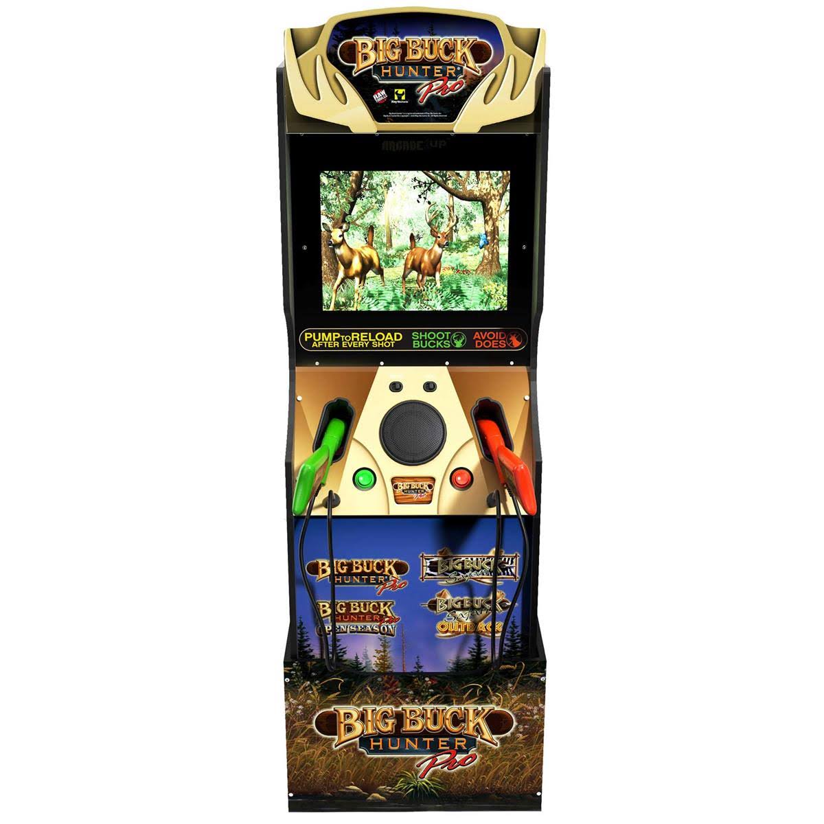 Arcade1Up Big Buck Hunter Arcade Game with Riser