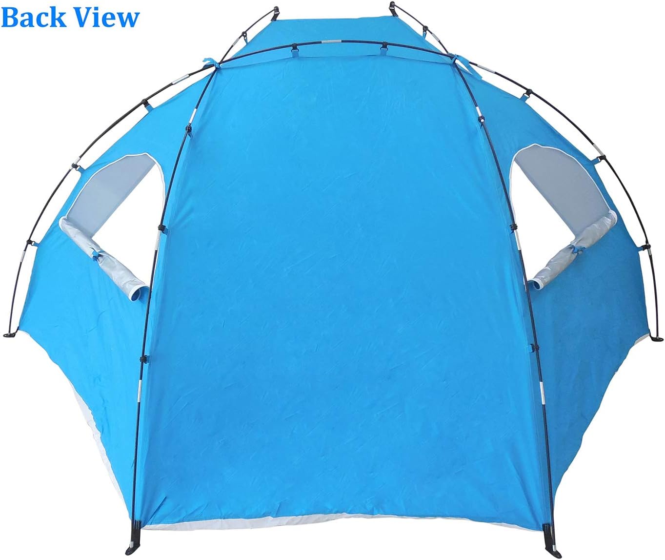Easy Set Up Portable Sun Shelter Beach Tent Camping Shelter, 9ft Large Tent for Family, UV Protection,Blue