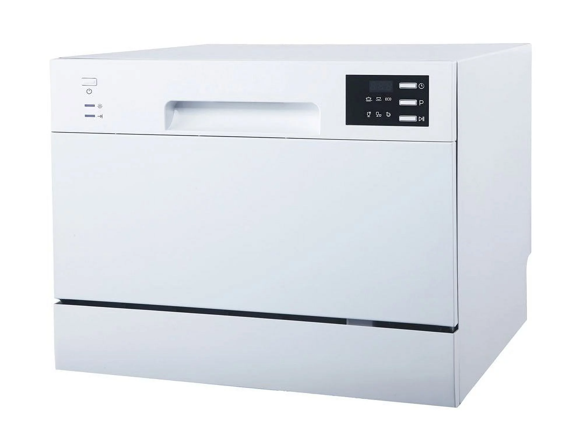 Countertop Dishwasher with Delay Start & LED - White