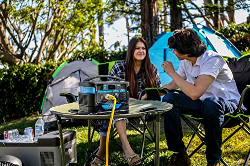 Pulsar Portable Power Station PPS1000, 888Wh Lithium Battery Backup, 1000W Pure Since Wave AC Outlets, USB C, Solar Generator Power Supply for Outdoor Camping Travel Hunting Fishing Emergency