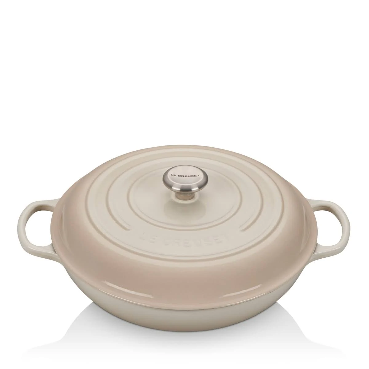 Le Creuset Signature Cast Iron 3.5-Quart Licorice Braiser