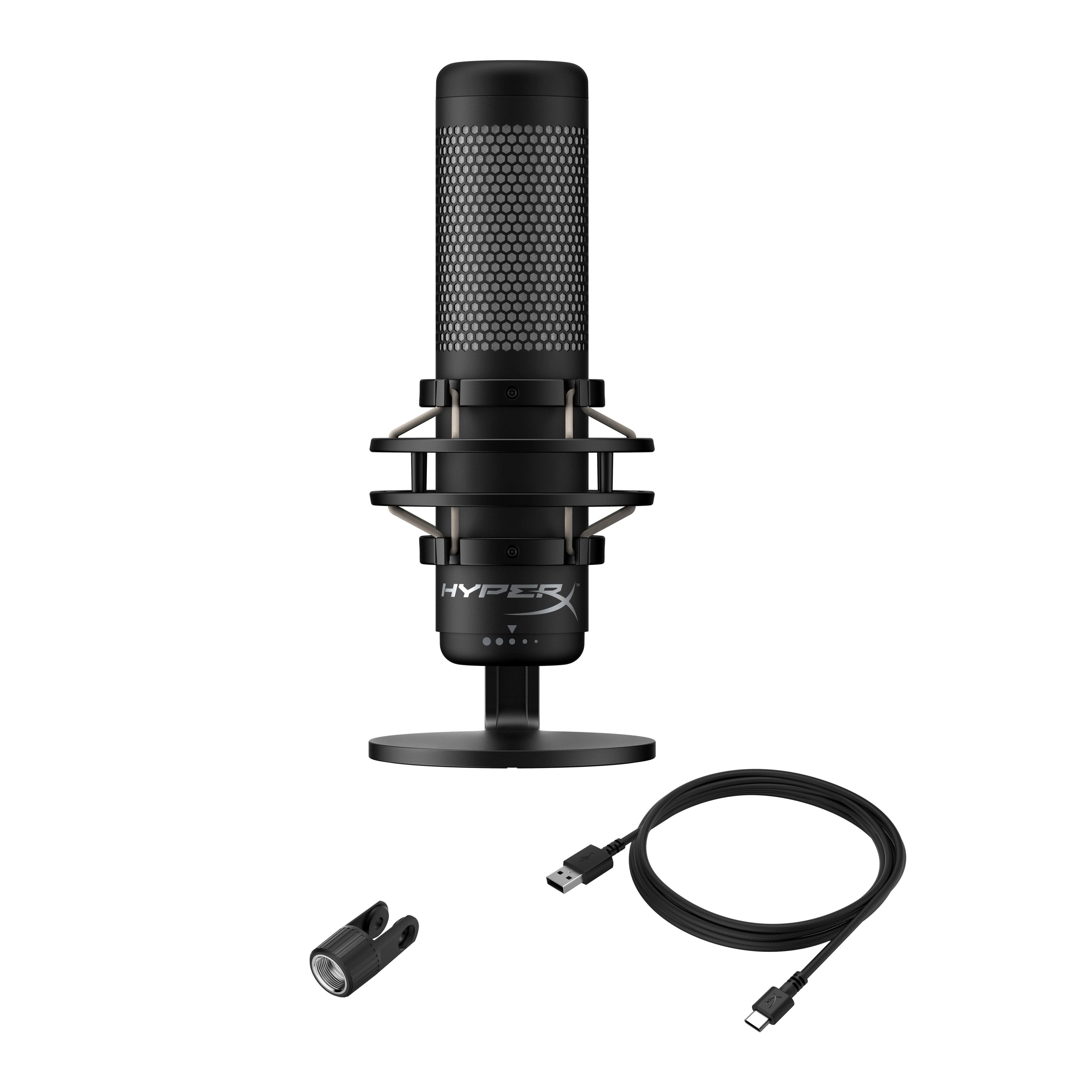 HyperX QuadCast S RGB USB Condenser Microphone - Black