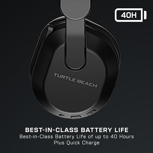Turtle Beach Stealth 500 Wireless Amplified Gaming Headset for PC, PS5, PS4, Nintendo Switch, & Mobile – 40-Hr Battery, Bluetooth, Memory Foam Cushions, Flip-to-Mute Mic, EQ Presets