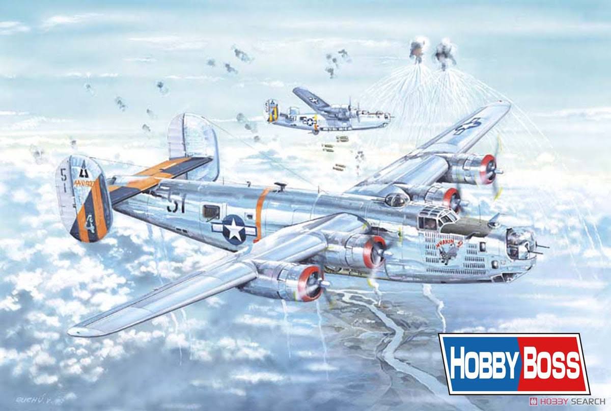 Hobbyboss 1/32 Consolidated B-24J Liberator Plastic Model Kit 83211