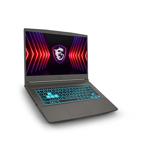 MSI Thin A15 15.6” 144Hz FHD Gaming Laptop: Ryzen 7-7735HS, NVIDIA Geforce RTX 4050, 16GB DDR5, 512GB NVMe SSD, Cooler Boost 5, Win 11: Black B7VE-214US