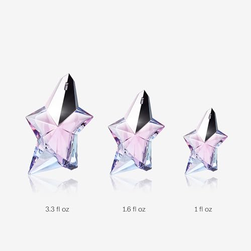 Mugler Angel - Eau de Toilette - Women's Perfume - Floral & Woody - With Peony, Praline, and Wood Accord - Long Lasting Fragrance