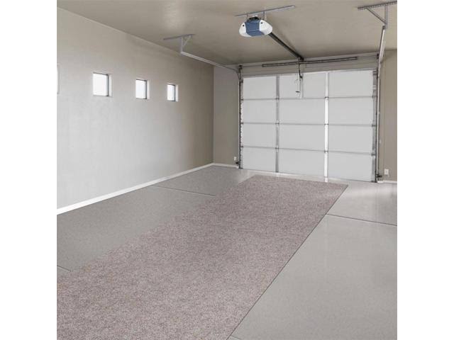 House, Home and More Indoor Outdoor Carpet with Rubber Marine Backing - Brown - 6 Feet x 20 Feet