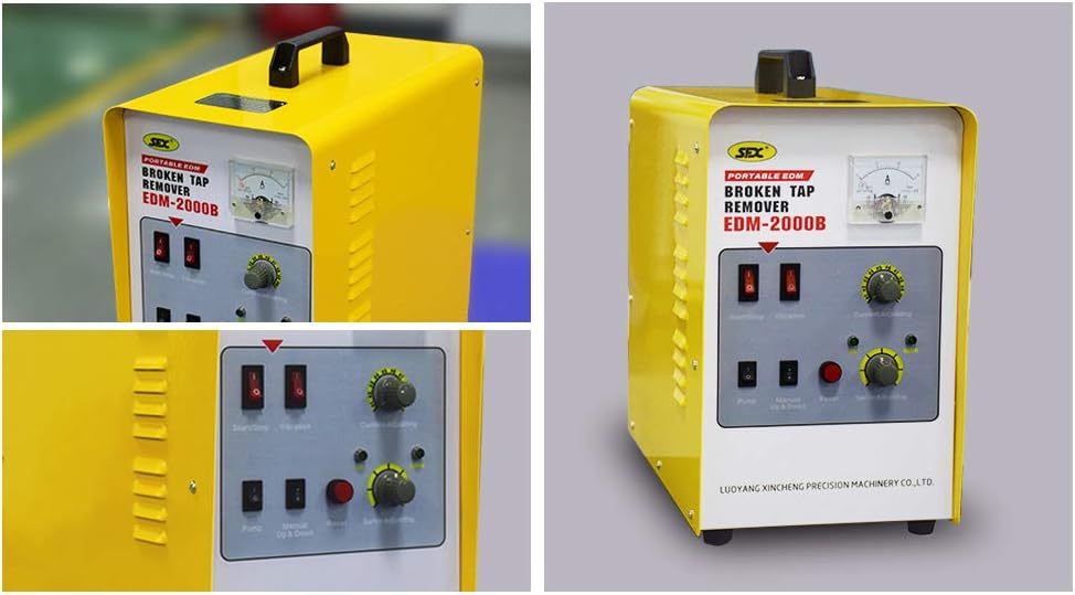 110V SFX 2000W Power Broken Tap Removal Portable EDM Drilling Machine,M2-M36(5/64'' to 1-27/64'') Tap Disintegrator,Electrical Discharge Machining Broken Drills/Bolts Remover