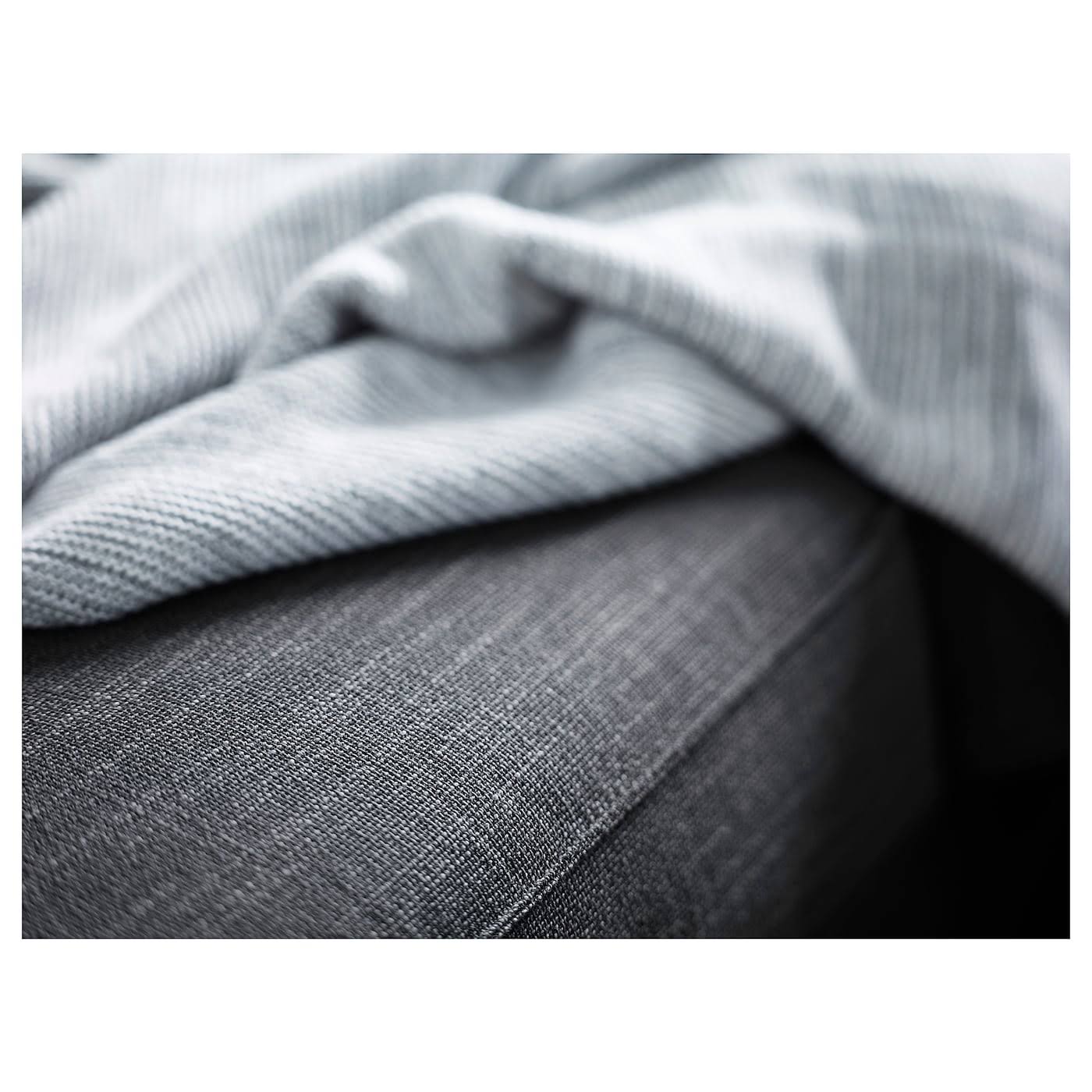 IKEA - Kivik Sofa, with chaise/hillared Anthracite, Max. Width: 110 1/4