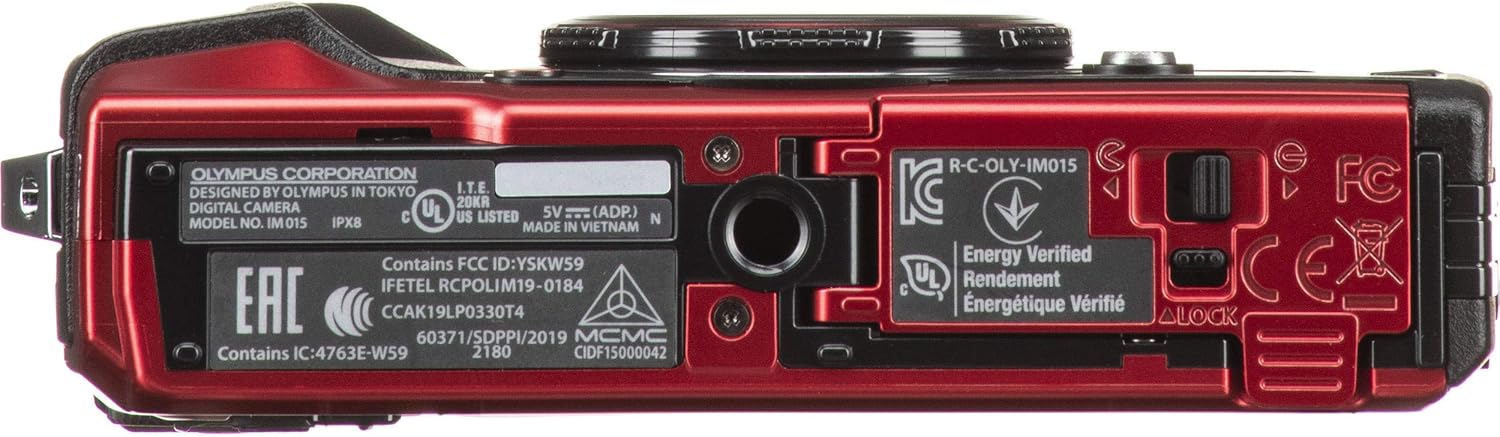 Olympus Tough TG-6 Digital Camera with Deluxe Accessory Bundle – Includes: SanDisk Ultra 64GB SDXC Memory Card + 2X Seller's Replacement Batteries with Charger + Adapter Tube + Much More