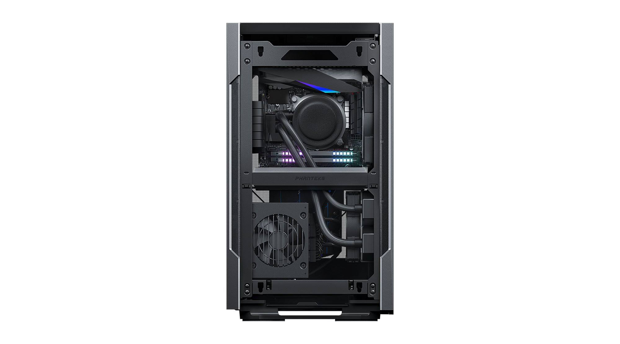 Phanteks Evolv Shift 2 Air Mini-ITX Case, Fabric Side Panels, Aluminum Panels, D-rgb, Black