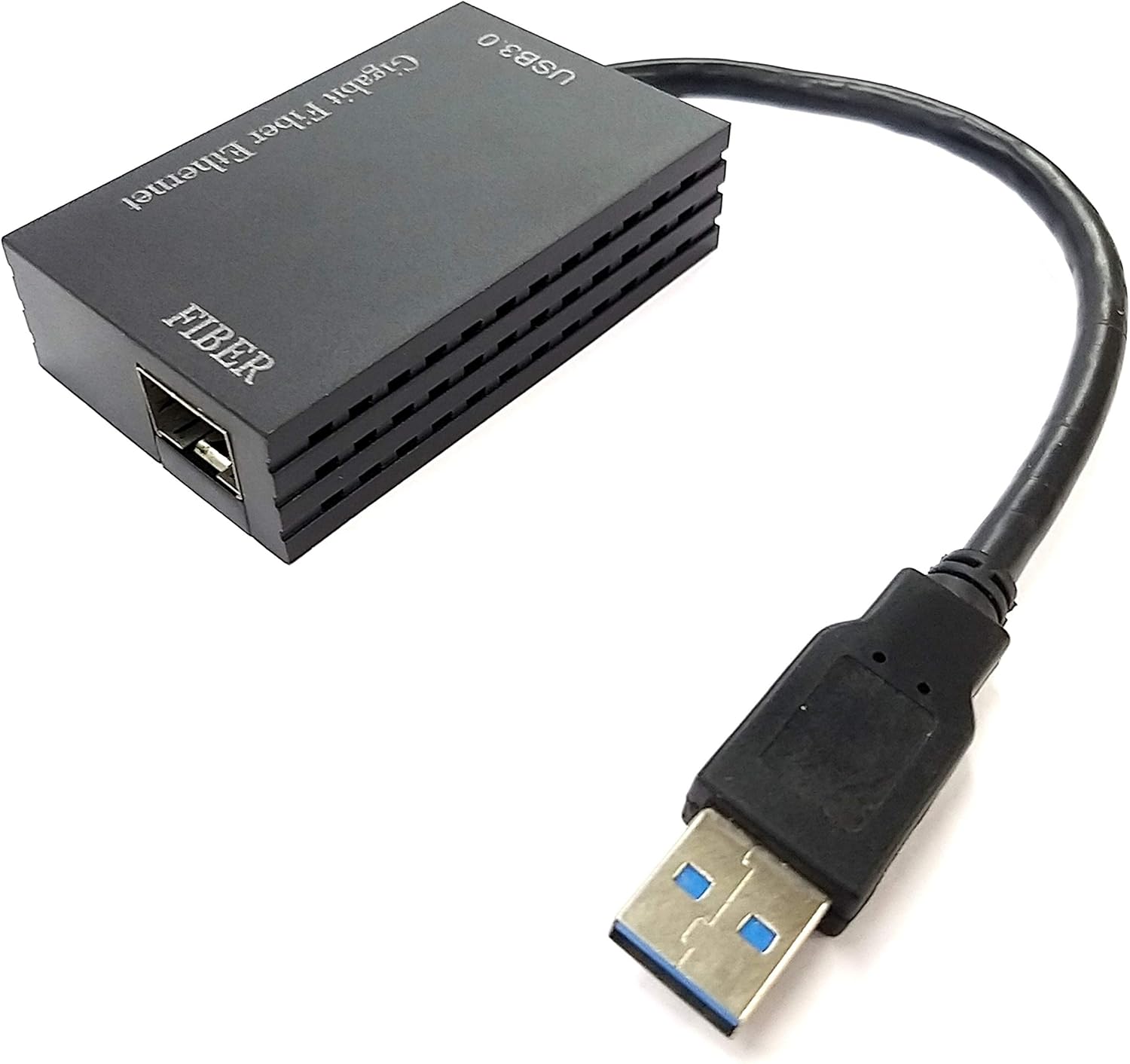 HINYSENO USB 3.0 to SFP Gigabit Fiber Ethernet Adapter 10/100/1000Mbps RJ-45 USB 3.0 Gigabit Ethernet Network Card