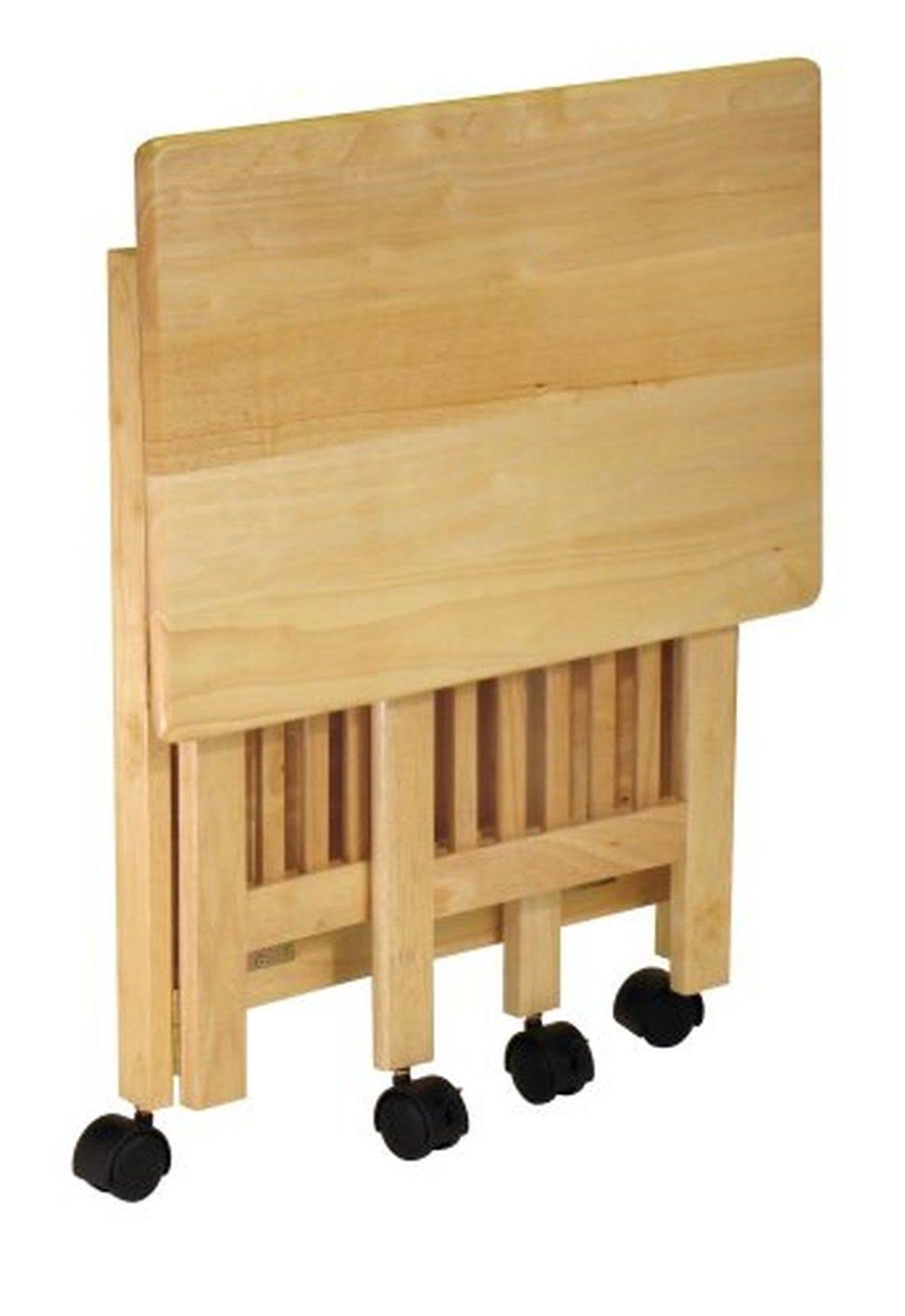 Winsome Wood Foldable Mission Cart Natural