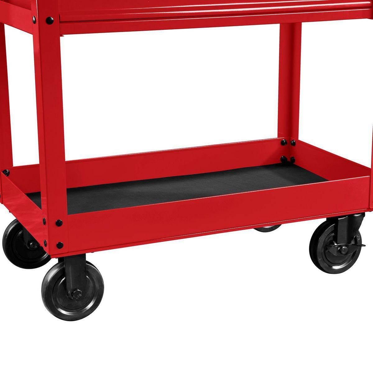 U.S. GENERAL 30 in., 4-Drawer Tech Cart, Red
