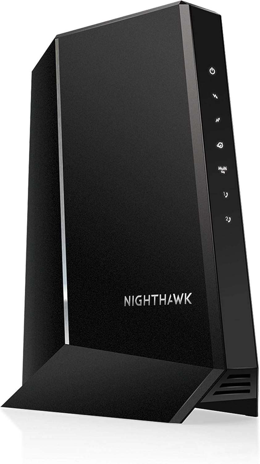 NETGEAR Nighthawk Multi-Gig Cable Modem CM2000 - Compatible with all Cable Providers incl. Xfinity, Spectrum, Cox | For Cable Plans Up to 2.5Gbps | DOCSIS 3.1