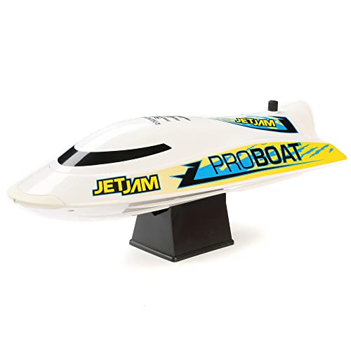 Pro Boat RC Jet Jam V2 12" Self-Righting Pool Racer Brushed RTR Batteries for Transmitter Not Included Orange PRB08031V2T1