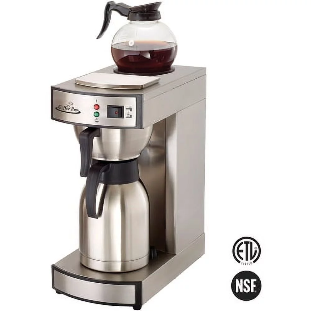 Coffee Pro Commercial Coffeemaker 2.32 quart - Stainless Steel - Stainless Steel