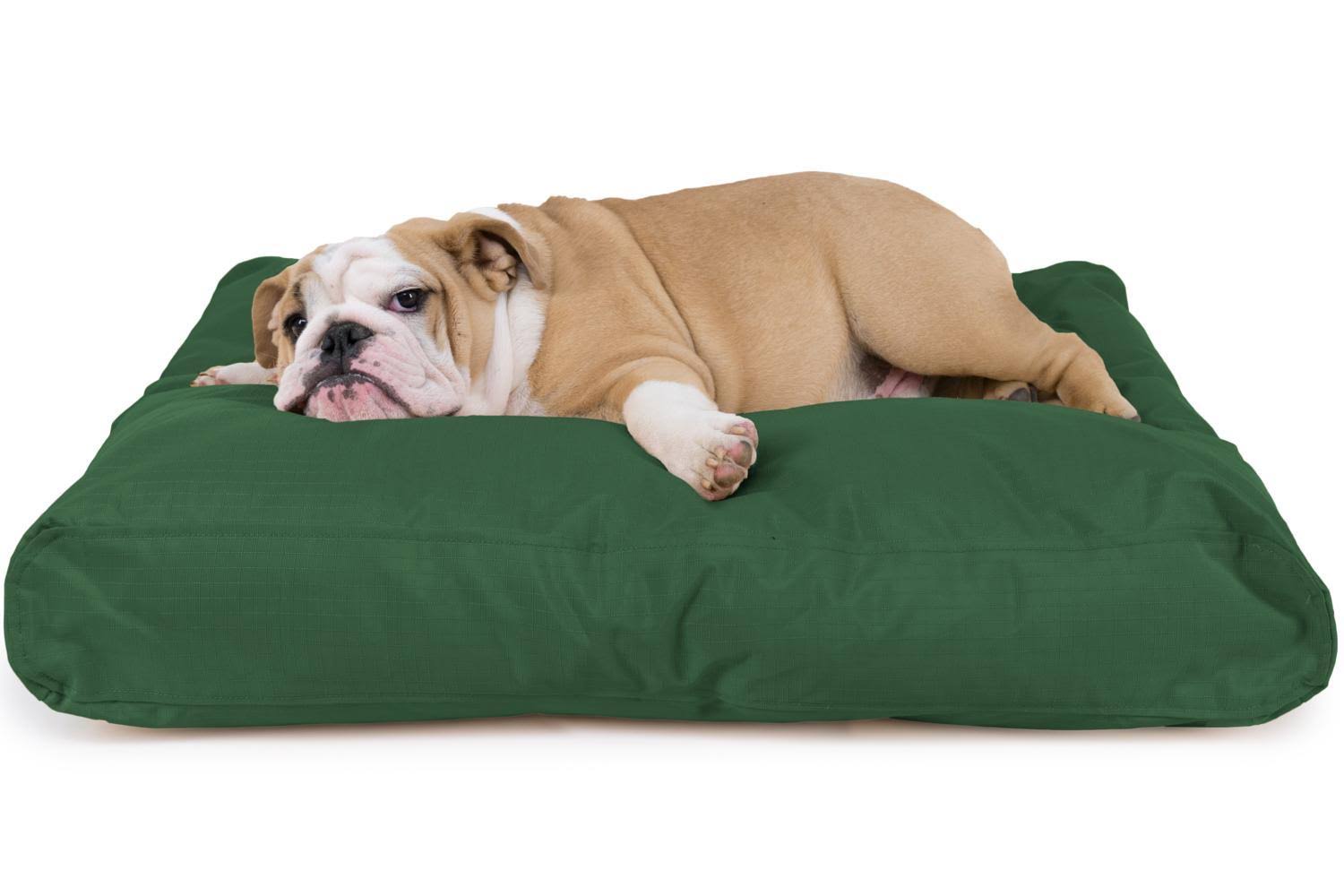 Tough Nesting Dog Bed | Chew Resistant | K9 Ballistics , Green / Large (40x22 x 34x22 x 5x22)