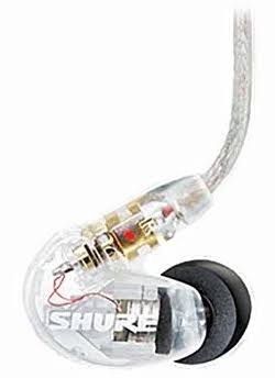 Shure SE215 Sound-Isolating In-Ear Stereo Earphones Clear SE215-CL