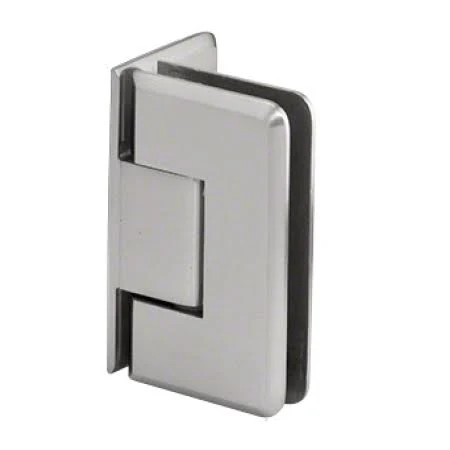 CRL P1n044bsc Brushed Satin Chrome Pinnacle 044 Series Wall Mount Offset Back Plate Hinge, Silver