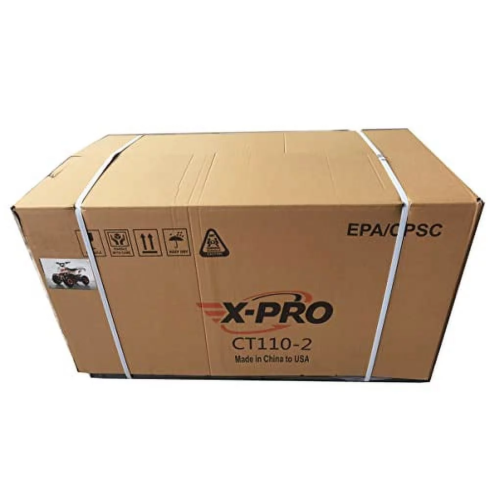 X-Pro Brand New Bolt 110cc Gas ATV with Automatic Transmission 14.5" Wheels Remote Control Rear Rack