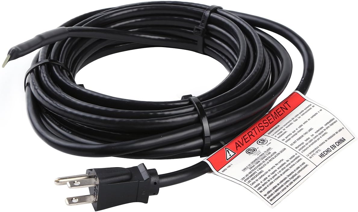 HEATIT HIRD 200 feet 5 Watts Per Foot Roof & Gutter Snow De-Icing Cable