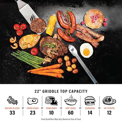 Blackstone Tabletop Griddle with Stainless Steel Faceplate, Powder Coated Steel