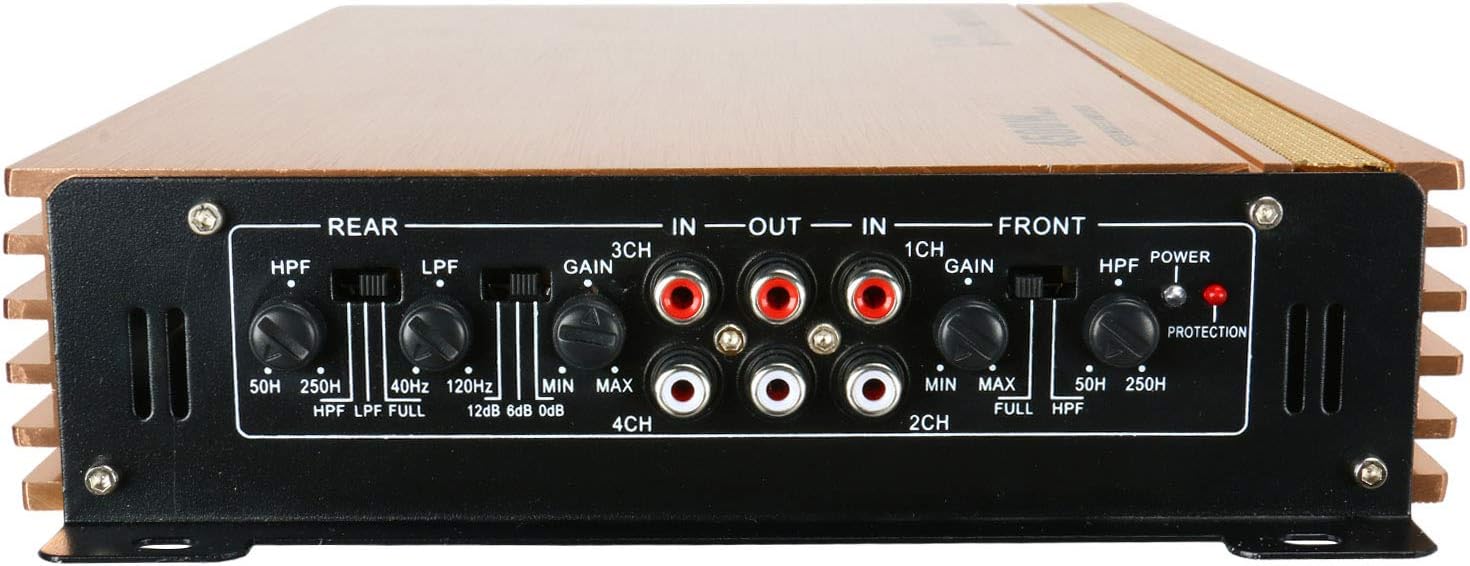 Car Audio Power Stereo Amplifier Amp 4 Channel Super Bass Sub woofer Music 12V Pack of 2
