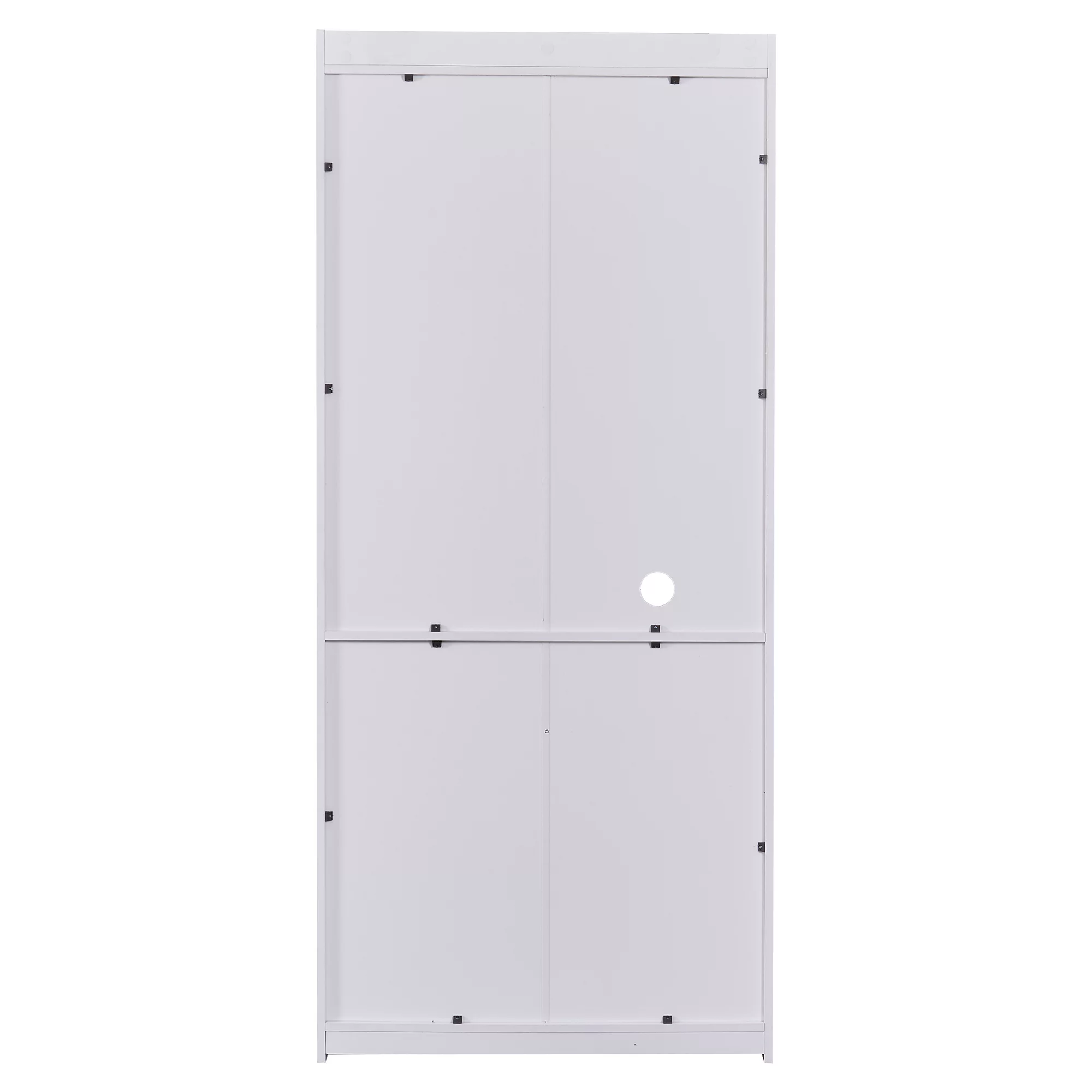 Bellemave 71" Kitchen Pantry Storage Cabinet, Wood Freestanding Hutch Cabinet with Doors and Adjustable Shelves,White - Curated Treasures Market