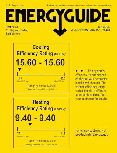 17.4 SEER2 MrCool Hyper Heat Central Ducted Split System with 10 Year Labor Warranty