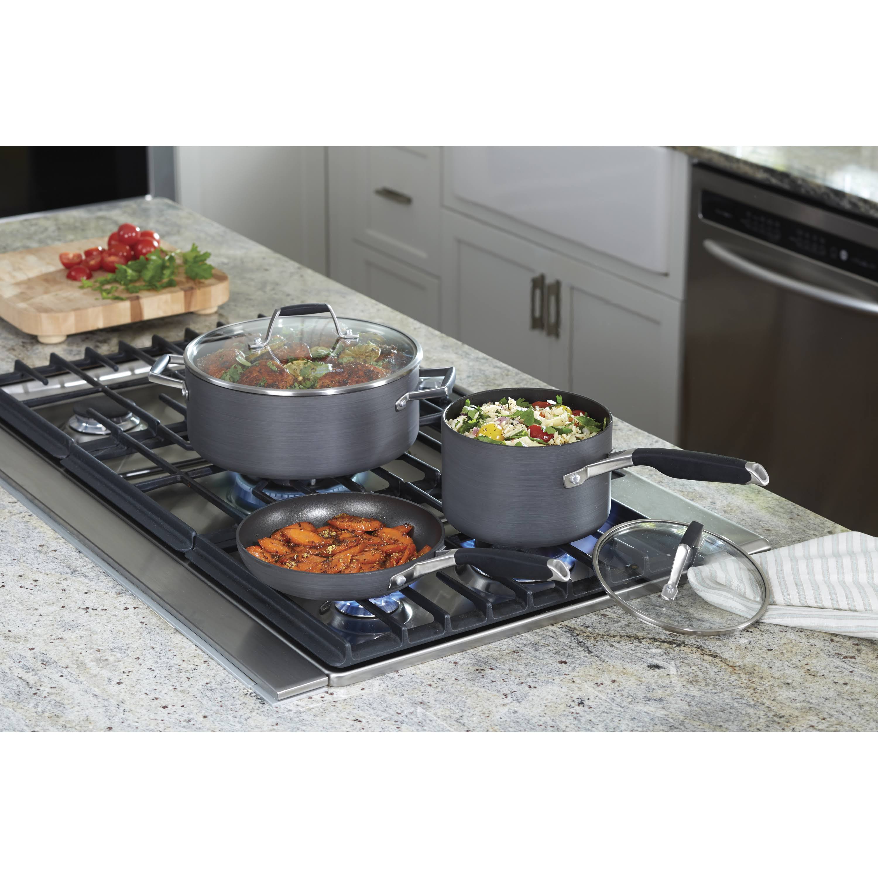 Calphalon Select 8-Piece Hard Anodized Nonstick Cookware Set